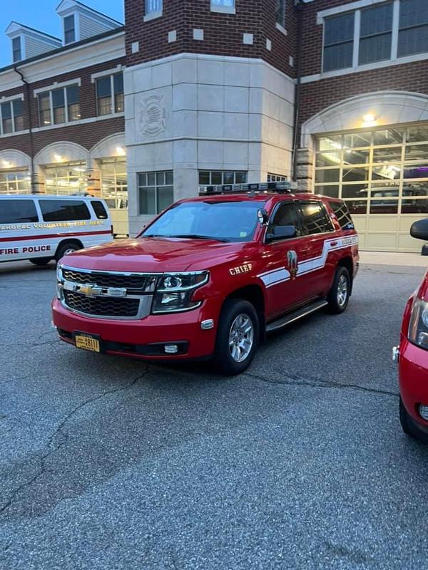 SVFD’s bravest standing by at Mahopac Volunteer Fire Department’s